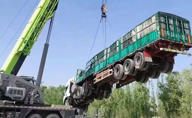 邯山区道路脱困救援案例